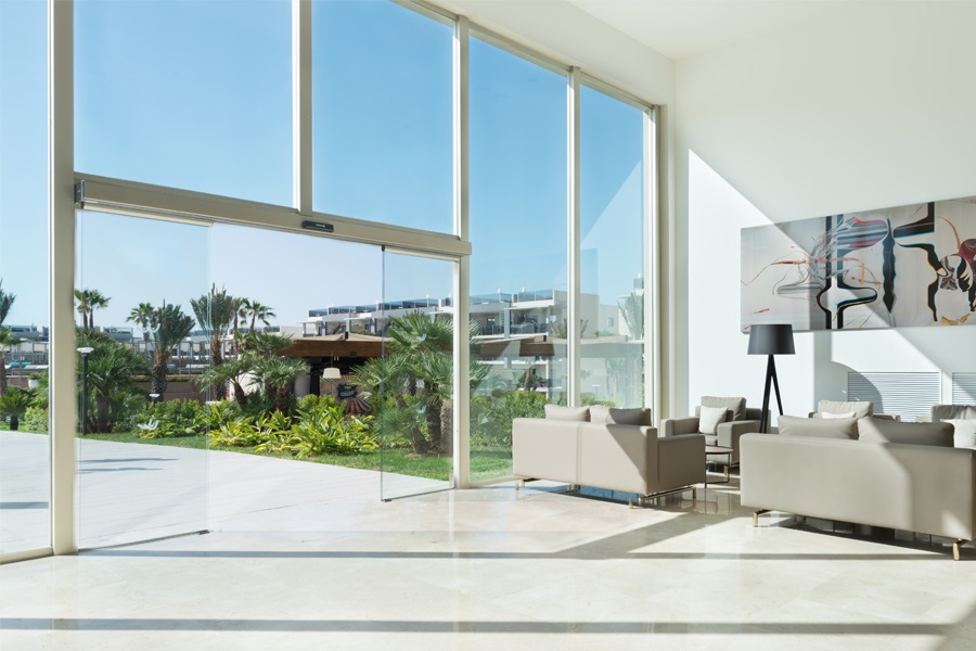 puertas automaticas correderas de cristal proactivas bau 2019 baumesse munchen manusa automatic door