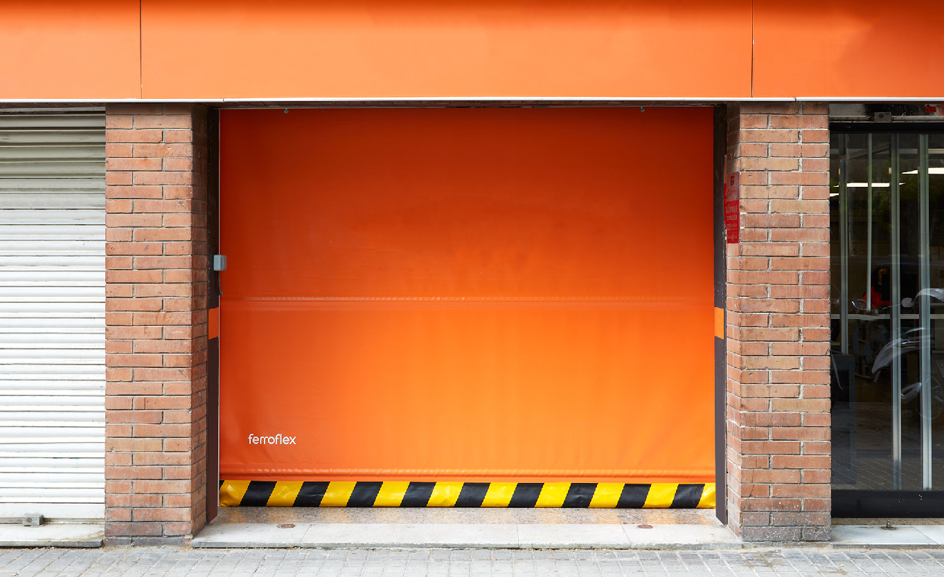 Puerta rápida de aluminio