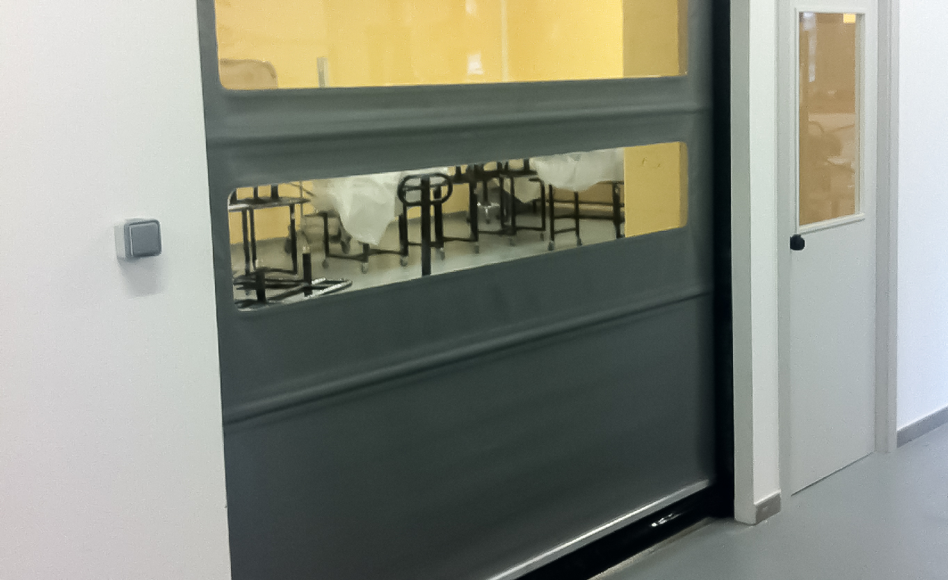 Puerta rápida enrollable zonas ATEX