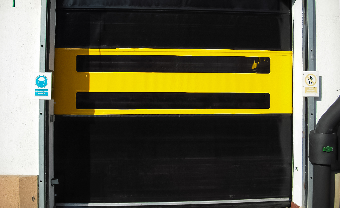 Puerta rápida enrollable zonas ATEX