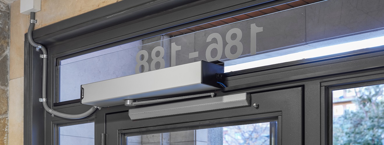 Barcelona community neighbors door portal