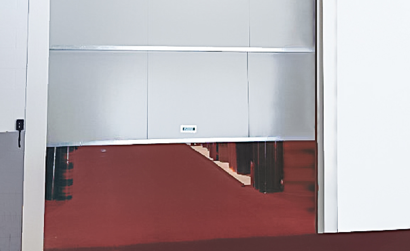 Puerta corredera industrial cortafuego guillotina