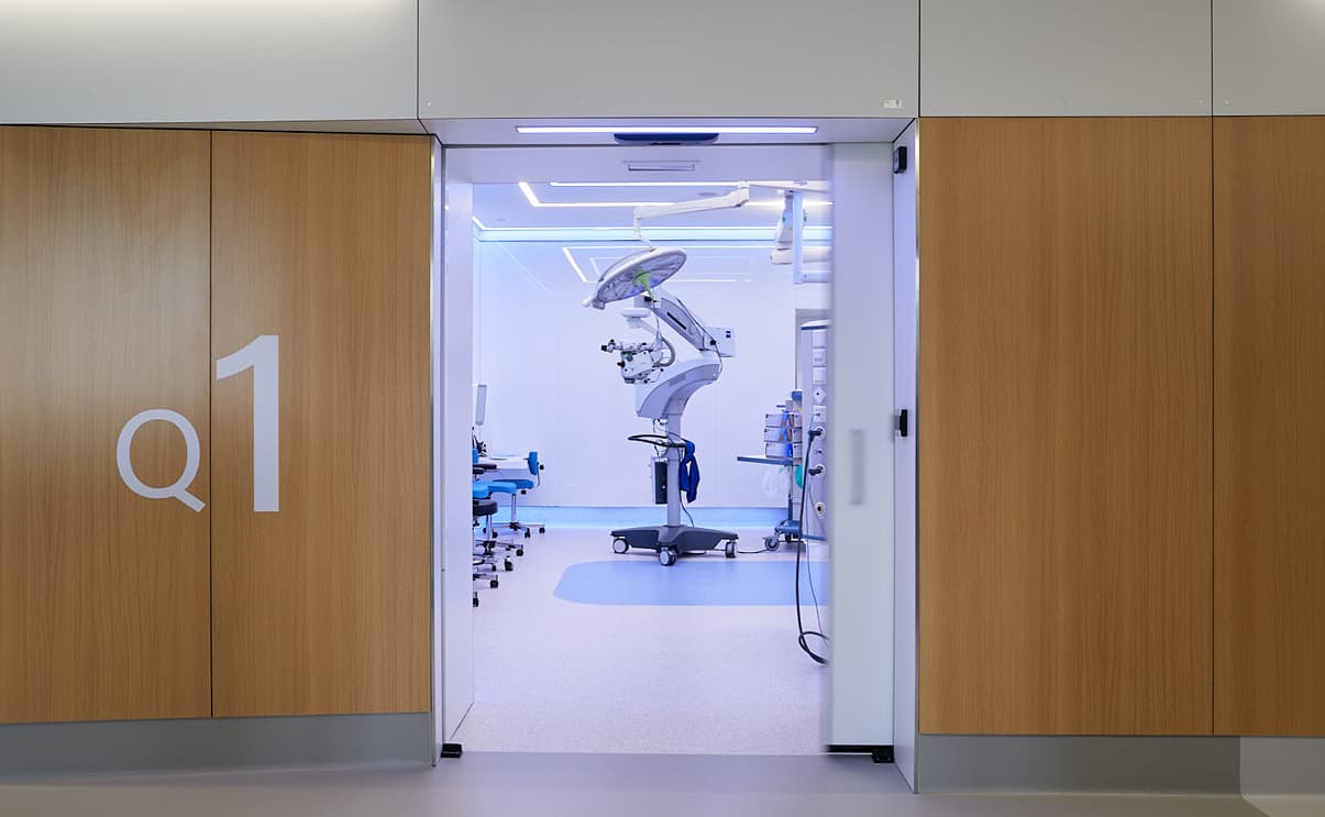 Puertas automaticas para centros oftalmologicos